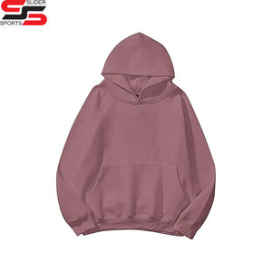 Custom Heavyweight Men's Plain Hoodie Algodón en blanco 400gsm Winter Hoodie Fleece Pullover Hombres Oversized Hoodie - Product Image 6