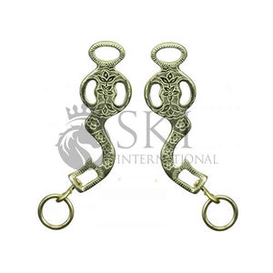 La mejor calidad de acero inoxidable Hackamore Shanks Venta al por mayor Venta caliente Equitación Bitless Western Bits OEM ODM Productos ecuestres - Product Image 4