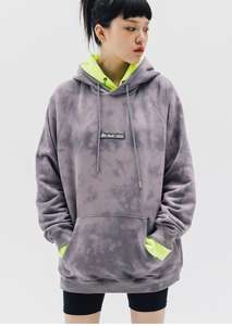 Sudadera oversize Rainbow tie Dye Hoodies Mujeres JIEAN Venta caliente Reversible Hoodies Popular - Product Image 3