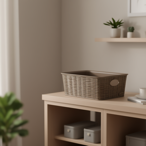 Cesto de Basura Alto Stefanplast ELEGANCE 25x19x10cm Gris Paloma 30971, Cesta de Almacenamiento Elegante - Product Image 3