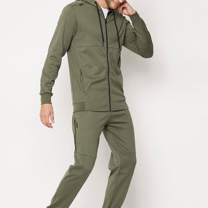Chándal estampado cómodo de calidad para hombre, estilo único, diseño de logotipo personalizado, ropa deportiva para correr con capucha de talla grande para invierno - Product Image 5