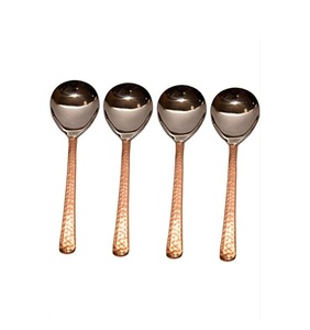 Ensemble de cuillères de cuisine moderne et luxueuse pour mariage Couverts en or Mats Couverts en acier inoxydable Métal unique - Product Image 6