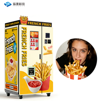 Distributeur automatique de frites entièrement personnalisé OEM ODM, distributeur automatique de frites intelligent à écran tactile en libre-service