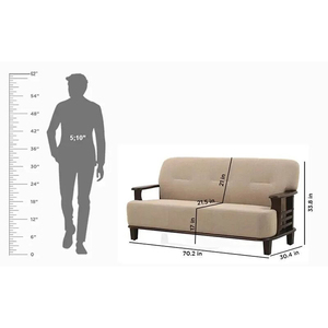 Sạc Bằng Gỗ <span class=keywords><strong>Sofa</strong></span> Đặt 3 + 1 + 1 Hiện Đại Phong Cách Bền Rắn Gỗ Đồ Nội Thất Phòng Khách Thoải Mái Bọc Chỗ Ngồi - Product Image 3