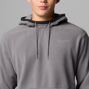 Sweat à capuche pour homme, couleur unie, manches longues, design streetwear tendance, matière polaire, coupe décontractée, impression de logo personnalisée - Product Image 2