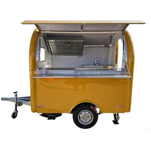 Remolque de Comida Rápida de Acero Inoxidable con Congelador para Servicio de Comida Rápida y Snacks - Precio de Fábrica - Product Image 1