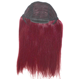 Perruque rouge de qualité supérieure cheveux humains 100% cheveux humains, meilleure qualité naturelle vierge cheveux humains avant de lacet perruque pour les femmes noires - Product Image 3