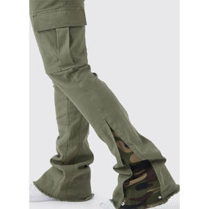 Pantalones Cargo para Hombre, Logotipo Personalizado, Talla Personalizada, Pantalones de Algodón con Múltiples Bolsillos - Product Image 3
