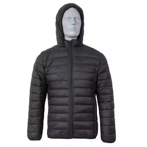Veste d'hiver matelassée pour homme, col rabattu, fermeture éclair, manteau de ski avec logo color block sur le devant, respirant, séchage rapide, uni, teinture unie, fermeture - Product Image 1