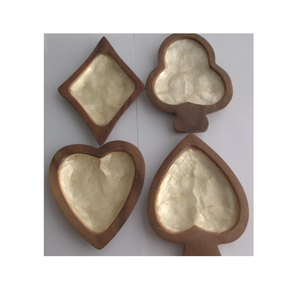 ชามไม้ถูพื้นไม้และชามช็อคโกแลตชุบทองและเงินสำหรับกำหนดขนาดเองราคาถูกขายดี - Product Image 2