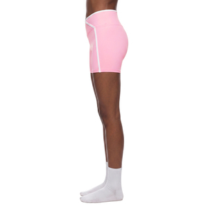 Shorts Deportivos de Yoga para Mujer, Cintura Alta, Bloques de Color, Algodón y Spandex - Product Image 4