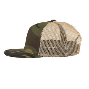 <b>Camo</b> Trucker Baseball Caps Structured Front Mesh Back Adjustable Snapback <b>Hats</b> Perfect for Outdoor Style and Bulk Custom Orders - Product Image 3