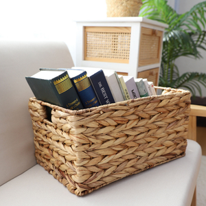 Sustainable Handmade Water Hyacinth Basket Manufacturer Decorative Eco Friendly Durable Lightweight from Vietnam - Product Image 3