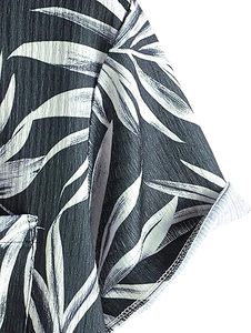 Nouvelle mode d'été pour hommes, polos rayés à boutons en tricot, manches courtes, hauts vintage, chemises, pulls pour hommes - Product Image 2