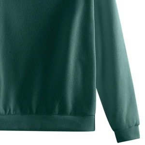 Conjunto Deportivo de Manga Larga Ligero para Hombre y Mujer, Invierno 2024, Secado Rápido, Transpirable, Color Sólido Informal, 100% Algodón Elástico - Product Image 5