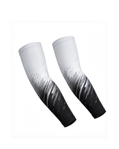 Mangas de compresión duraderas y personalizables con estampado digital, transpirables y de secado rápido para golf y ciclismo - Product Image 5