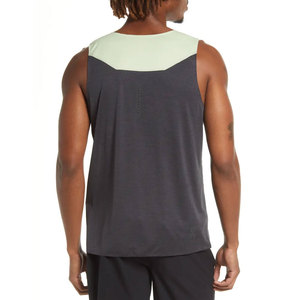 Camiseta sin mangas transpirable ajustada para hombre, camiseta sin mangas de poliéster de secado rápido para entrenamiento, correr y entrenar, camiseta sin mangas para hombre - Product Image 2