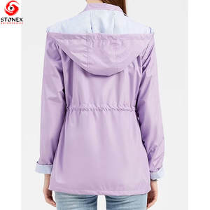 Chaqueta Cortavientos de Invierno Cálida de Último Diseño, Abrigo Largo Ligero, Nuevo, Talla Grande, Impermeable, Transpirable, con Capucha para Mujer - Product Image 2