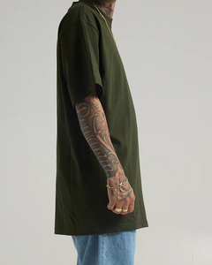 Personalizada de gran tamaño boxy fit camiseta unisex streetwear pesado de algodón OEM marca proveedor para los compradores al por mayor - Product Image 3