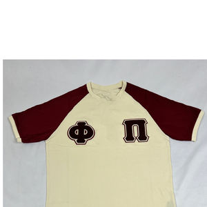 Camiseta de Manga Corta con Letras Griegas de Alta Calidad de la Hermandad IOTA PHI THETA para Mujer, Ropa Universitaria de Fraternidad/Sororidad Griega - Product Image 2