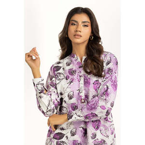 ชุดลำลองแบบเซ็ต IPST-55029 ผ้าวิสโคสสลับลายพิมพ์ชีฟอง สำหรับฤดูใบไม้ผลิ/ฤดูร้อน - Product Image 4