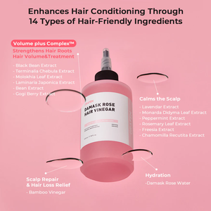 Corea [GRAFEN] damasco rosa profumo Shampoo 500ml [olio di rosa damascato 100%, ingredienti naturali 90%, profumo fruttato Long Last Last Last] - Product Image 2