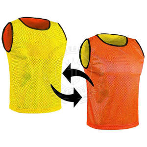 Chalecos de Fútbol para Adultos con Logotipo Personalizado de Diseño Nuevo y Alta Calidad al por Mayor, Chaleco de Entrenamiento de Fútbol, Servicio OEM, 100% Poliéster de Secado Rápido - Product Image 2