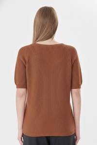 Suéter de Punto para Mujer, 100% Algodón Orgánico, Holgado, Transpirable, Suave y Cálido - Product Image 5