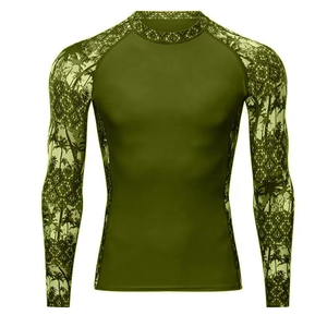 Maillots de surf et de natation anti-UV à manches longues avec protection solaire UPF50+, logo personnalisé, marque privée, respirants - Product Image 1