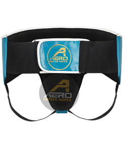 Secure Fit Premium Leather Ingle Guard Cup Equipo de entrenamiento esencial para boxeo de nivel superior MMA Kickboxing - Product Image 3