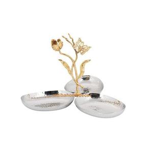 Tazón de Metal de hierro dorado moderno superventas Diseño martillado de alta calidad Directo de fábrica Gran precio Pulido para fiestas - Product Image 1