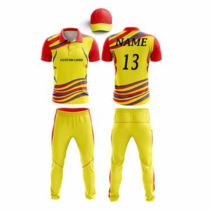 Cricket Uniform Highest Quality Multi Color Team Wear OEM Service New Arrival Sublimation Cricket Uniform - Product Image 1