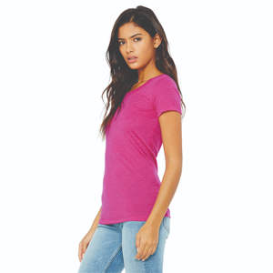 Camiseta de Algodón Suave Hecha a Medida, Transpirable, Informal, Ajustada, Unisex, de Manga Corta, Color Sólido, Ecológica, para Hombre y Mujer - Product Image 2