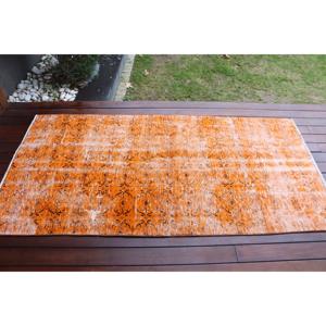 พรมตุรกี, พรมลายตกแต่งขนาด 3.2x6.4 ฟุต, พรมลายต้นไม้และพืชสีส้ม - Product Image 3