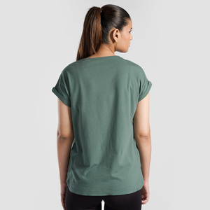 Camisetas de algodón informales de mujer personalizadas, camisetas de moda con estilo, proveedores de moda, fabricantes de ropa al por mayor - Product Image 5