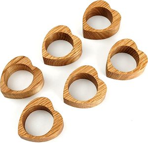 Anneau de serviette en bois de design tête de cerf pour décoration de mariage, fabricant en gros, décoration de table, anneau de serviette de mariage en bois d'acacia - Product Image 6