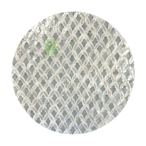 Handmade Natural Mother of Pearl Charger Plate for Serving Use in <b>Parties</b> <b>Table</b> Top Decor Made in Vietnam - Product Image 1