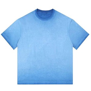 T-shirt couleur délavée à l'acide T-shirt délavé à l'acide surdimensionné pour hommes T-shirt délavé pour hommes - Product Image 6