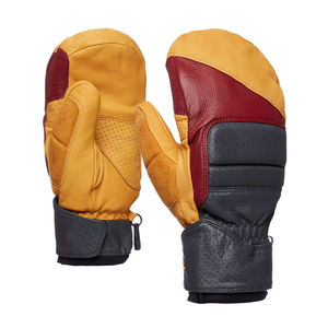 Cómodos guantes de esquí para clima frío para hombres, hechos a medida, impermeables, transpirables, de cuero para Snowboard, guantes de esquí de calidad estándar - Product Image 5