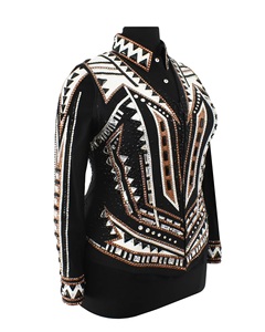 Chaqueta ecuestre de alta calidad Premium Showmanship Western Hípica Chaqueta Elegante y elegante Ropa ecuestre - Product Image 1