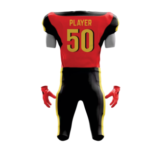 ชุดยูนิฟอร์มอเมริกันฟุตบอลดีไซน์พิเศษ ทนทาน ระบายอากาศได้ดี ป้องกันแบคทีเรีย มีไซส์ใหญ่ ปรับแต่งได้ ขายดี - Product Image 5