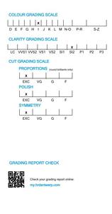 B2B D'Vins Bijoux pour GIA Certifié 1.31 CT Lâche Blanc Diamant Naturel Rond I Couleur FL FLOW Pureté EX Coupe Polie - Product Image 5