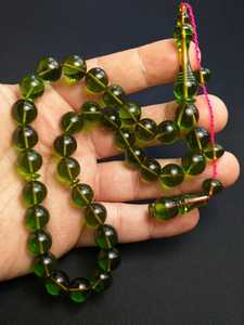 Rosario de Oración Musulmán de Resina Turquesa de Calidad Angel, 33 Cuentas, Ecológico, Pulido, en Caja de Color - Product Image 6