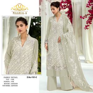 Bonne Qualité Faux Georgette Avec Broderie Salwar Costume Femme Mode Fabricant Et Fournisseur Au Prix De Gros - Product Image 2