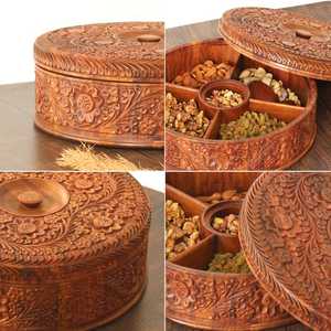 Wooden Spice <b>Container</b> for Home Decoration and <b>Jewelry</b> Box Handcrafted Spice Holder - Product Image 5