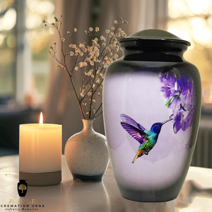 Urne funéraire personnalisable, écologique, de style européen, sur le thème de la colombe, pour les funérailles - Product Image 3