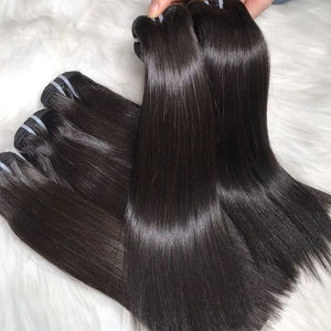 Cheveux humains 100% naturels, couleur naturelle, lisses, 18-22 pouces, fabriqués au Vietnam, meilleure qualité, vente en tête 2023 - Product Image 2