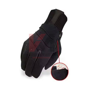 Guantes ecuestres de verano ligeros personalizados Guantes antideslizantes para montar a caballo Material de cuero de agarre superior Diseño transpirable - Product Image 1