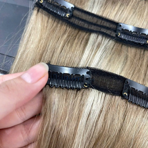 Ensemble personnalisé de haute qualité d'extensions de cheveux humains de tissage de cheveux vietnamiens Remy à double tirage - Product Image 2