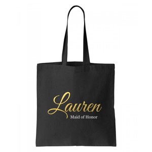 Bolsa de compras reutilizable de lona impresa personalizada de algodón reciclable de moda ecológica personalizada de alta calidad - Product Image 2